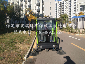 宜春街2號院回遷房—宏瑞達2000S掃地車(chē)案例