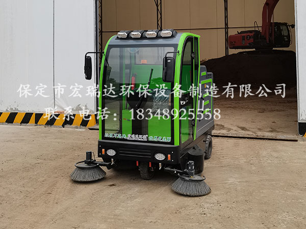 宏瑞達電動(dòng)清掃車(chē)為雄安新區工廠(chǎng)建設的清潔工作出一份力