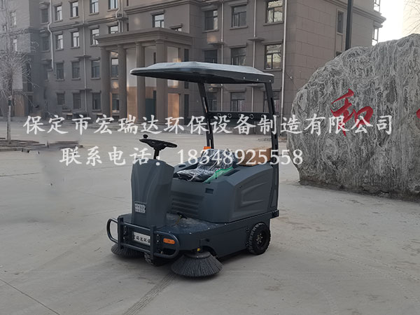 河南焦作小區使用保定宏瑞達電動(dòng)掃地車(chē)案例