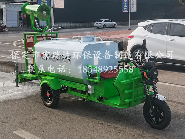 湖南株洲市場(chǎng)使用保定宏瑞達電動(dòng)灑水霧炮車(chē)案例